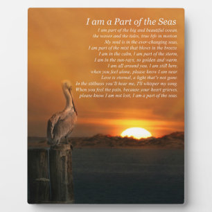 Burial At Sea Memorial Spiritual Poem Plaque