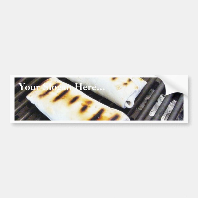 Buritos Grilling Bumper Sticker (Front)