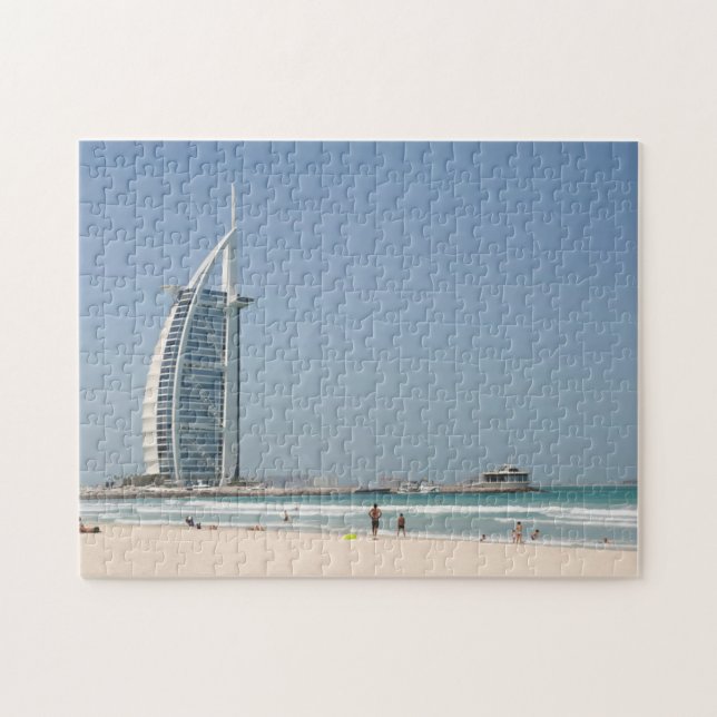 Burj Al Arab From Sunset Beach, Dubai Jigsaw Puzzle (Horizontal)