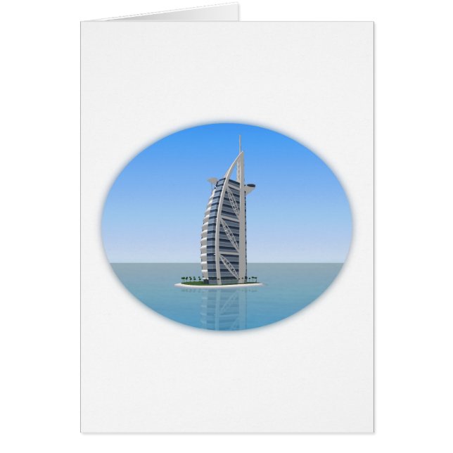 Burj Al Arab Hotel Dubai: 3D Model: (Front)