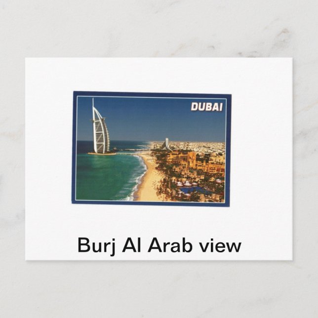 Burj Al Arab view Postcard (Front)