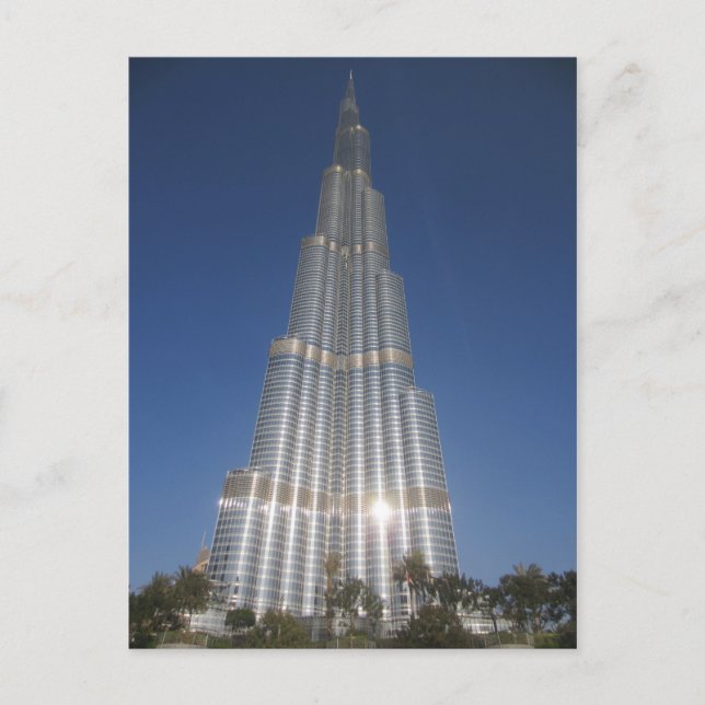 burj khalifa bright postcard (Front)