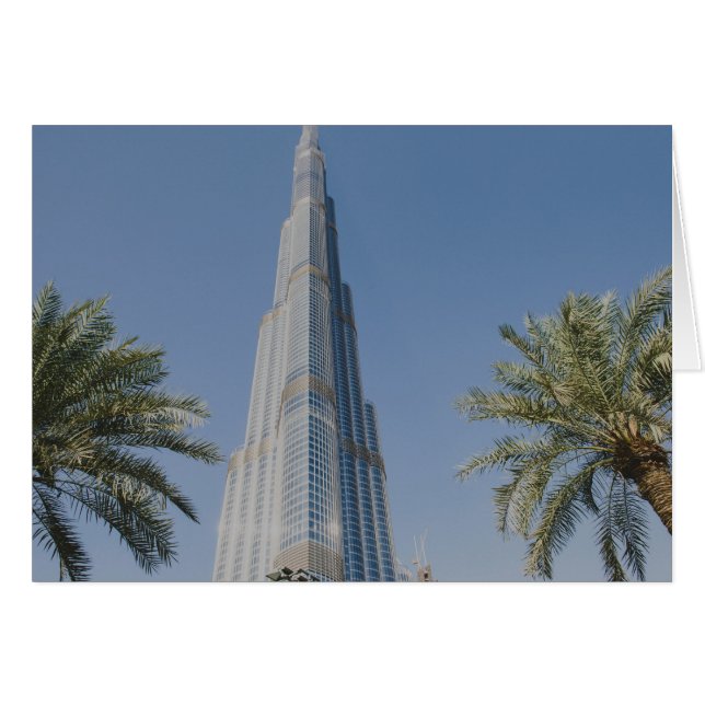 Burj Khalifa, Dubai and palm trees (Front Horizontal)