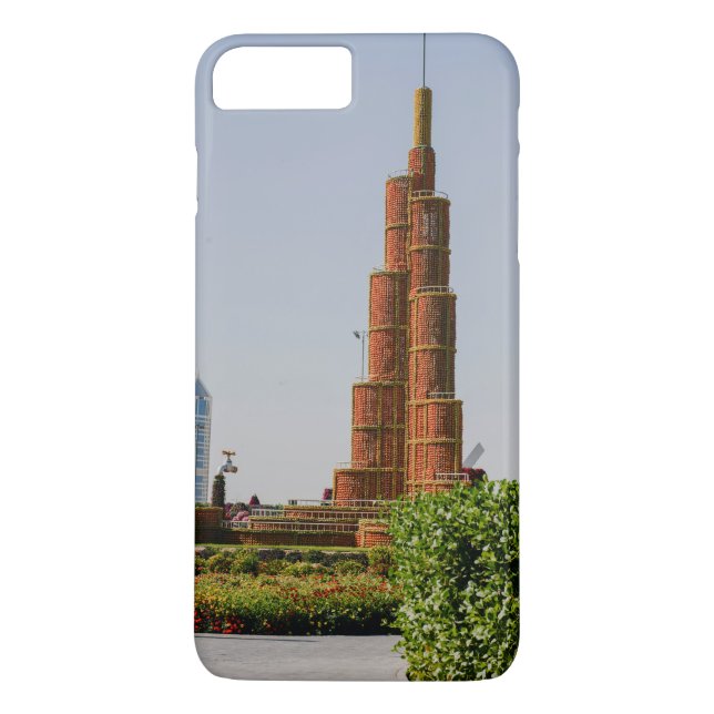 Burj Khalifa,Dubai Miracle Garden Case-Mate iPhone Case (Back)