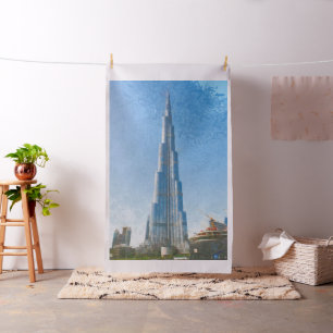 Burj Khalifa, Dubai painting Fabric