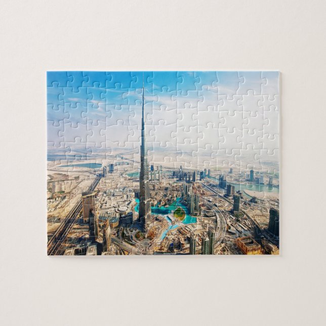 Burj Khalifa Dubai Sunrise Jigsaw Puzzle (Horizontal)