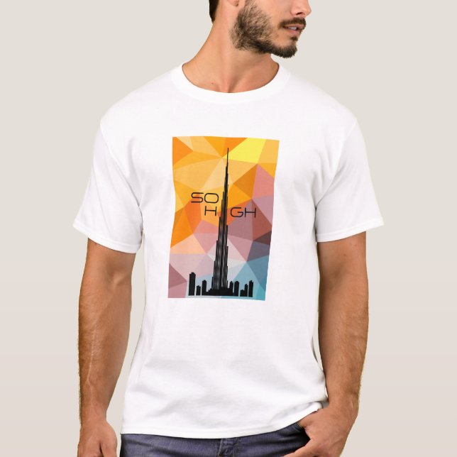 Burj Khalifa Dubai Tower T-Shirt (Front)