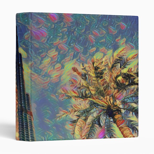 Burj Khalifa painting Binder (Front/Spine)