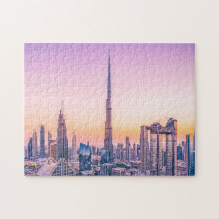 Burj Khalifa Sunset Jigsaw Puzzle