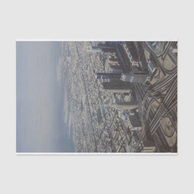 Burj Khalifa view, Dubai Tissue Paper (Front)