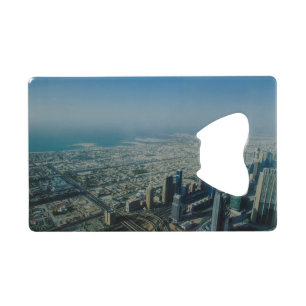Burj Khalifa view, Dubai Wallet Bottle Opener