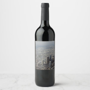 Burj Khalifa view, Dubai Wine Label