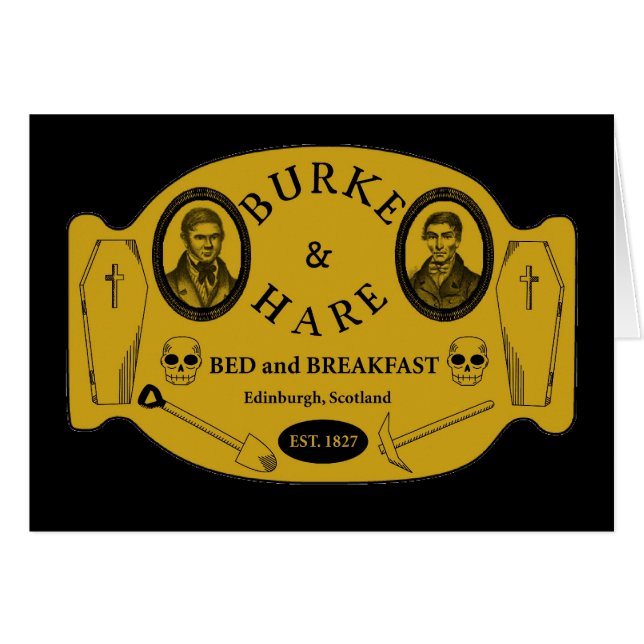 Burke and Hare bed and breakfast (Front Horizontal)