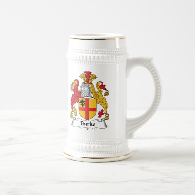 Burke Family Crest Beer Stein (Right)