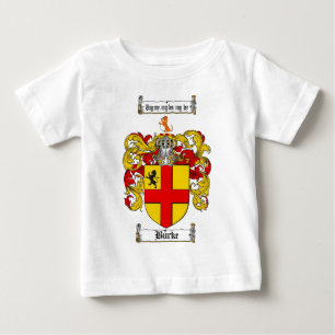 BURKE FAMILY CREST -  BURKE COAT OF ARMS BABY T-Shirt