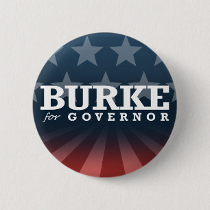 BURKE FOR GOVERNOR 2014 2 INCH ROUND BUTTON