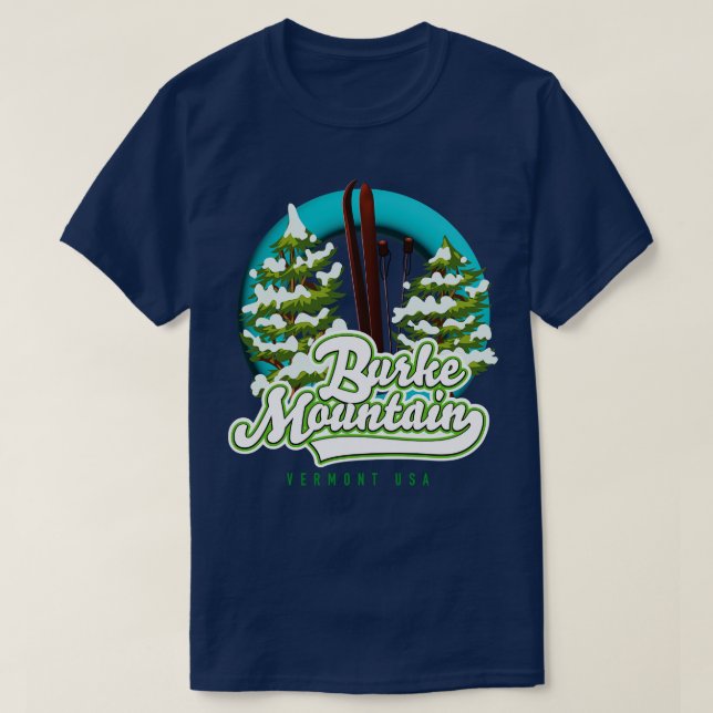 Burke mountain vermont us ski T-Shirt (Design Front)
