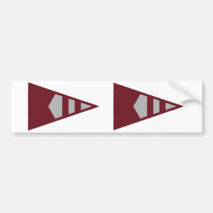 Burke Sailing Burgee Bumper Stickers