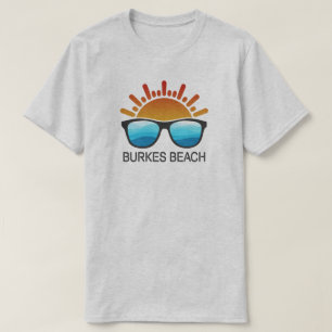 Burkes Beach South Carolina Sunglasses T-Shirt