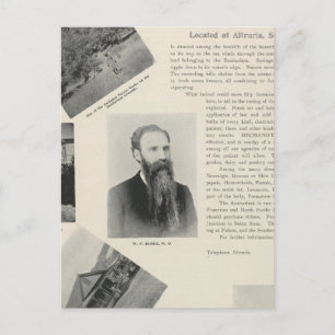 Burke's Sanitarium, California Postcard