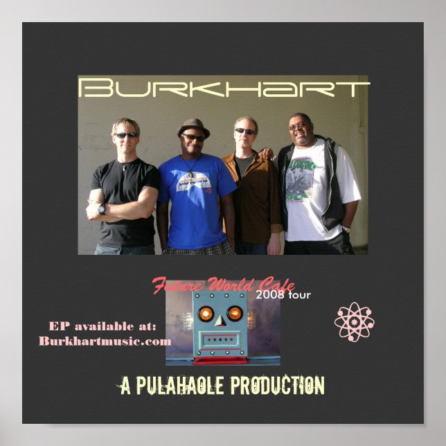Burkhart Future World Cafe Poster (Front)