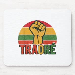 Burkina Faso - Bravo Captain Ibrahim Traoré _ Thom Mouse Pad