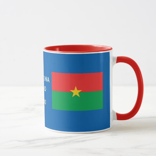 Burkina Faso Crest Classic Mug (Right)