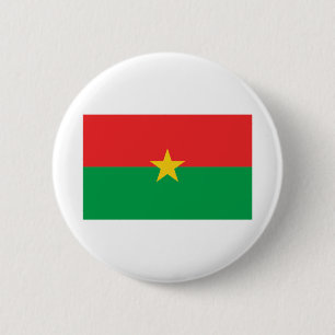 Burkina Faso Flag 2 Inch Round Button