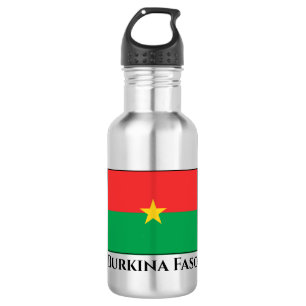 Burkina Faso Flag 532 Ml Water Bottle