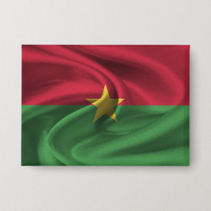 Burkina Faso Flag Button