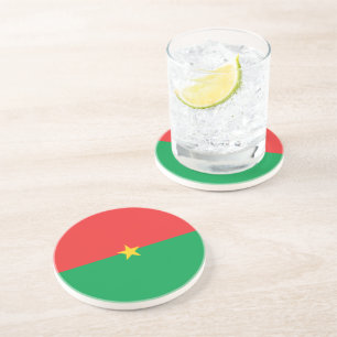 Burkina Faso flag Coaster