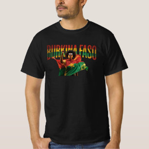 Burkina Faso Flag Design - Great Way To Show  T-Shirt