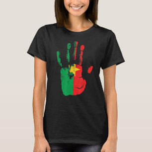 Burkina Faso Flag Hand Men Women Kids T-Shirt