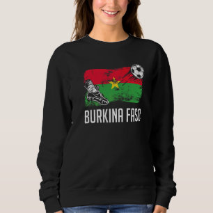 Burkina Faso Flag Jersey Burkinese Soccer Team Bur Sweatshirt