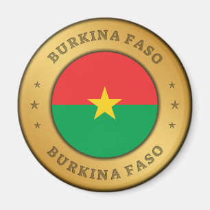 Burkina Faso Flag Magnet