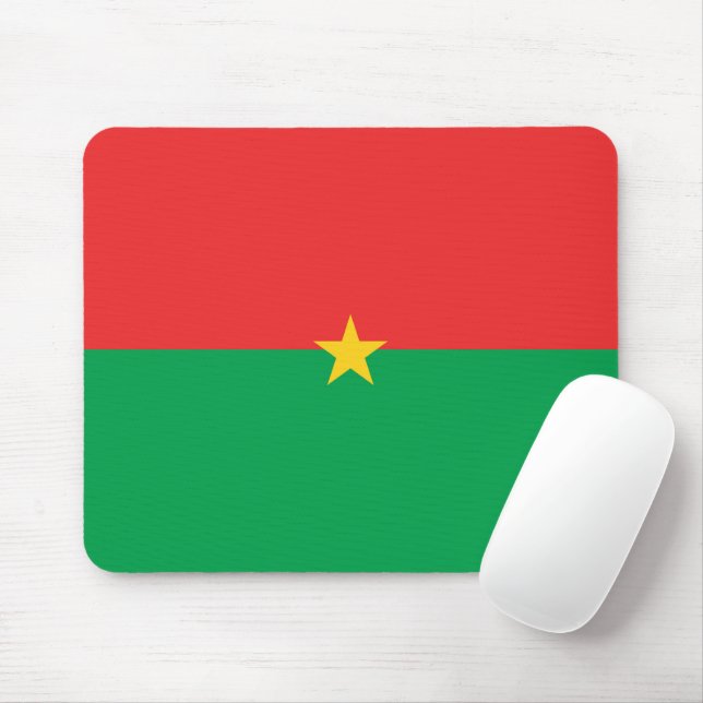 Burkina Faso flag Mouse Pad (With Mouse)