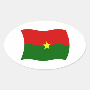 Burkina Faso Flag Sticker