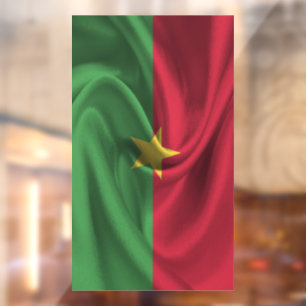 Burkina Faso Flag Window Cling