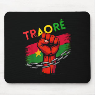 Burkina Faso Ibrahim Traoré Shirt Thomas Sankara T Mouse Pad