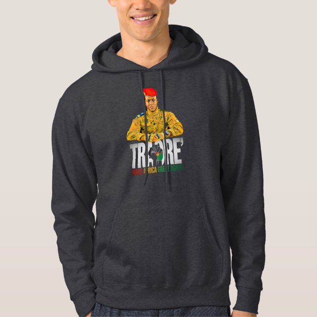 Burkina Faso- Ibrahim Traoré / Thomas Sankara  Hoodie (Front)
