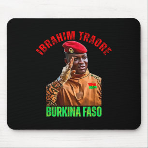 Burkina Faso- Ibrahim Traoré Thomas Sankara  Mouse Pad