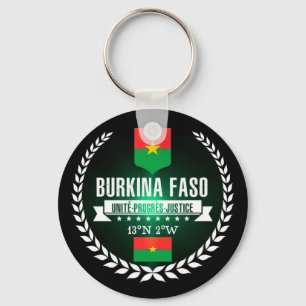 Burkina Faso Keychain