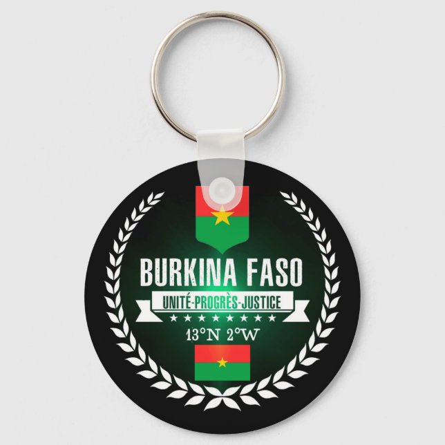 Burkina Faso Keychain (Front)