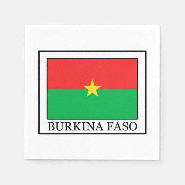 Burkina Faso Napkin (Front)