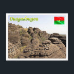 Burkina Faso - Ouagadougou - Peaks of Fabedougou - Postcard<br><div class="desc">Here you will find the souvenir of your vacation. This category contains souvenirs of many locations in:  Africa - Burkina Faso - Ouagadougou - Peaks of Fabedougou.  Amaze friends and relatives with the unique souvenirs from your great trip! Try us!</div>