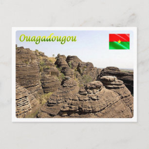 Burkina Faso - Ouagadougou - Peaks of Fabedougou - Postcard