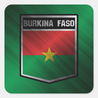 Burkina Faso Square Sticker