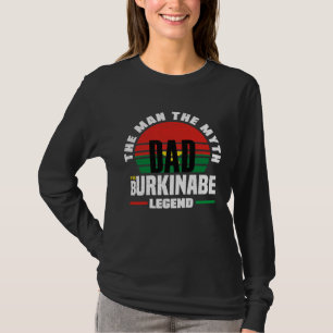 Burkinabe Burkina Faso Burkinabe Flag Fathers Day T-Shirt