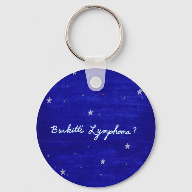 Burkitt's Lymphoma keychain (Front)