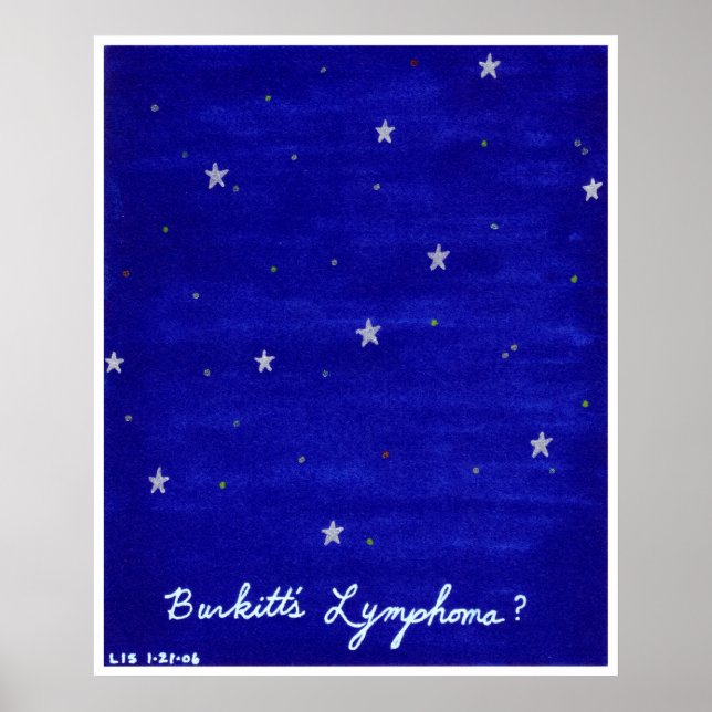 Burkitt's Lymphoma print (Front)